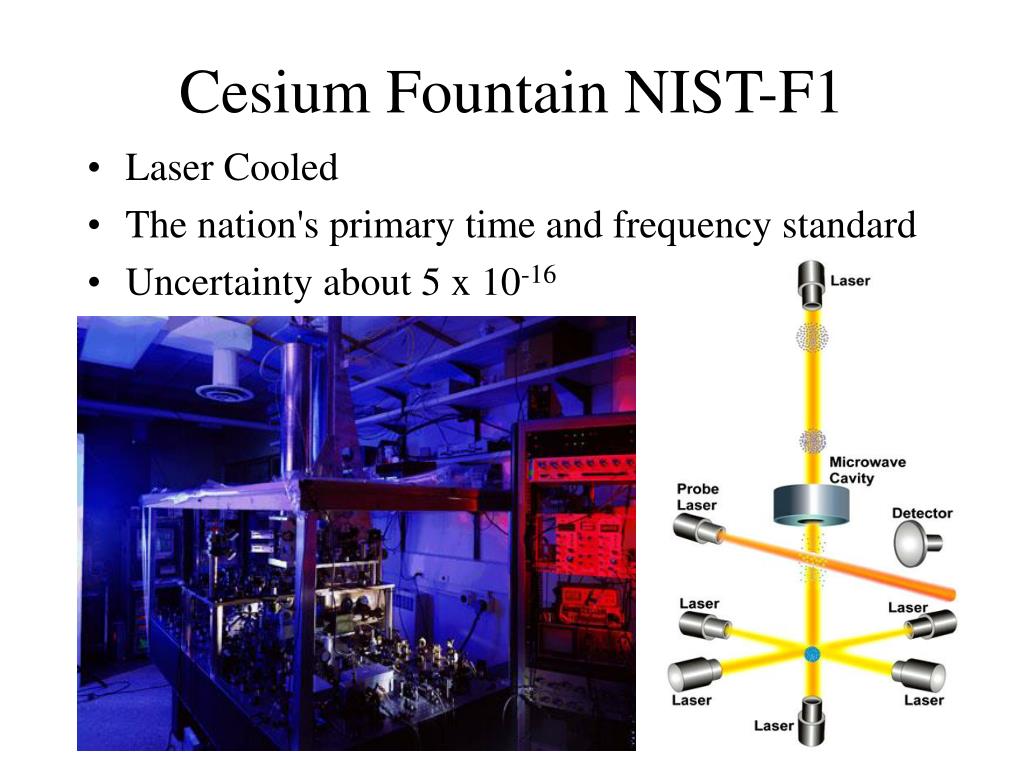 ساعت اتمی فواره‌ای NIST-F1 در NIST بولدر، کلرادو